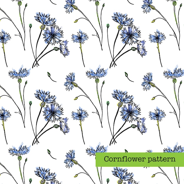 Cornflower pattern