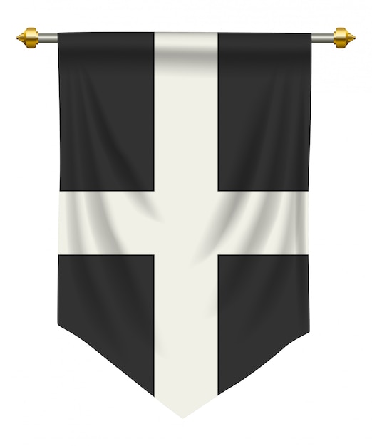 Vector cornwall pennant