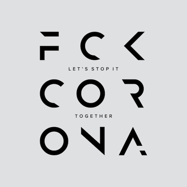 Corona Modern urban Typography