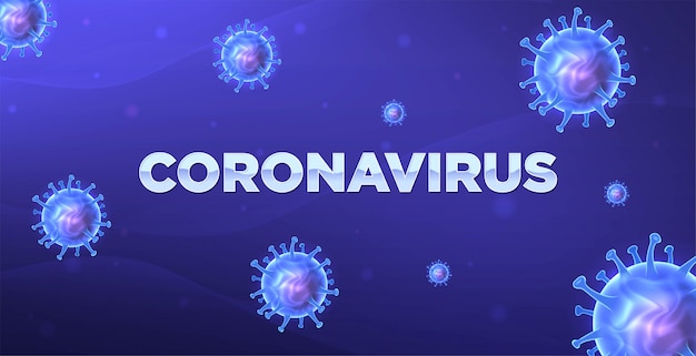 Corona virus achtergrond