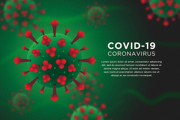 Sfondo di virus corona