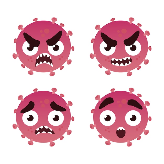 Corona virus character Expression