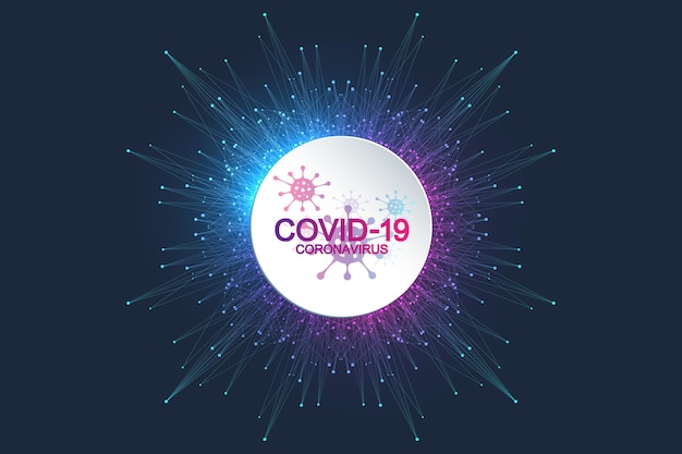 Coronavirus 2019-ncov banner template.