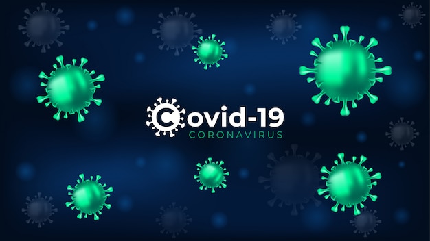 Sfondo del virus coronavirus 2019-ncov