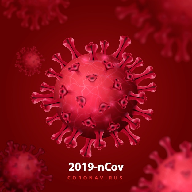 coronavirus 2019-ncov and virus background