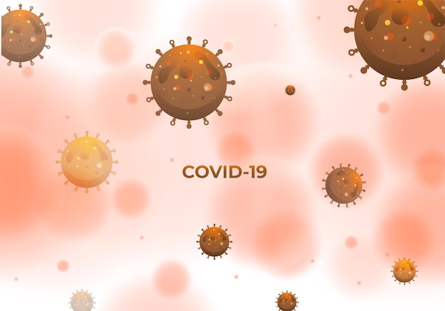 Coronavirus 2019ncov e sfondo del virus