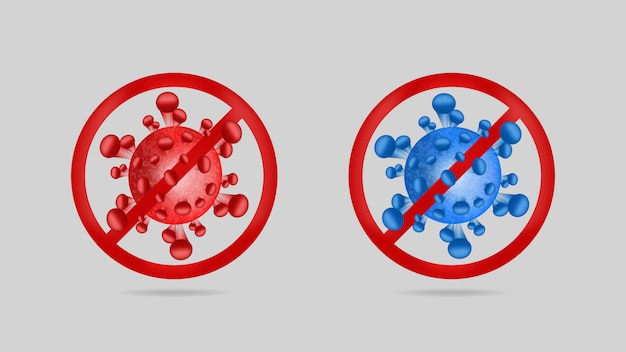 Coronavirus abstracte achtergrond