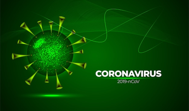 Sfondo di coronavirus