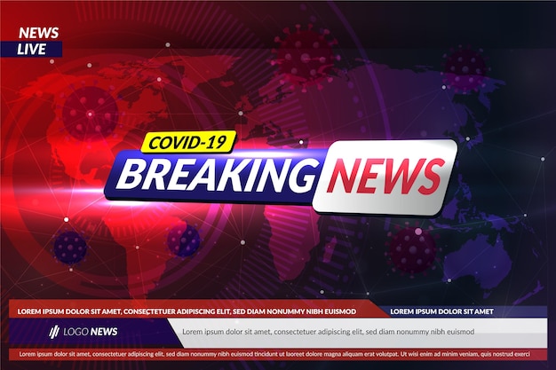 Coronavirus breaking news - background