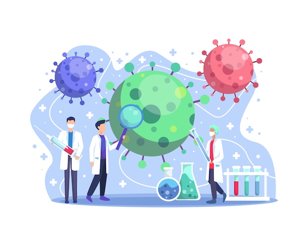 Coronavirus cov medisch vaccin onderzoekslaboratorium