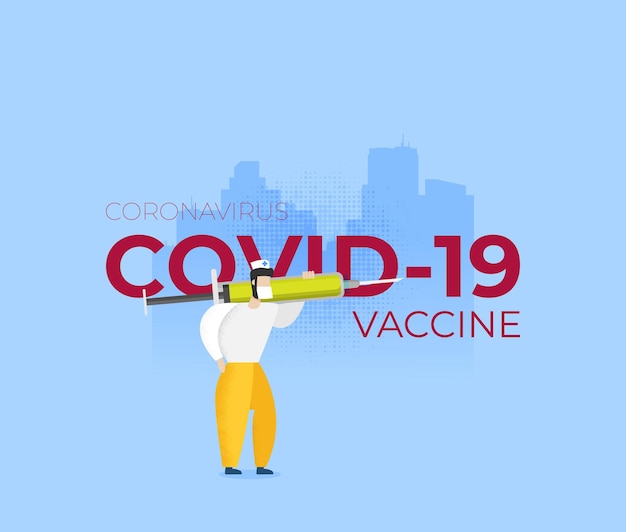 Coronavirus COVID19 virus Flat Design Grafische vector