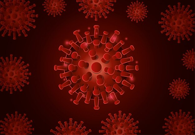 Vector coronavirus illustratie