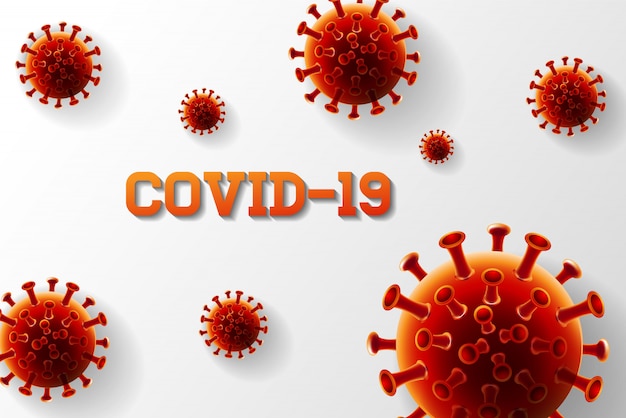 Coronavirus illustratie.