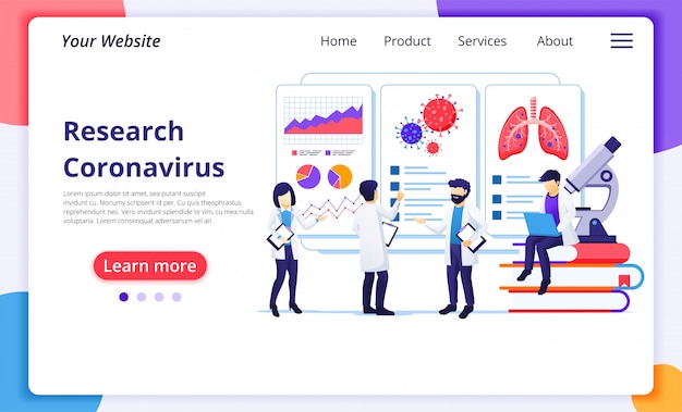 Coronavirus landing page