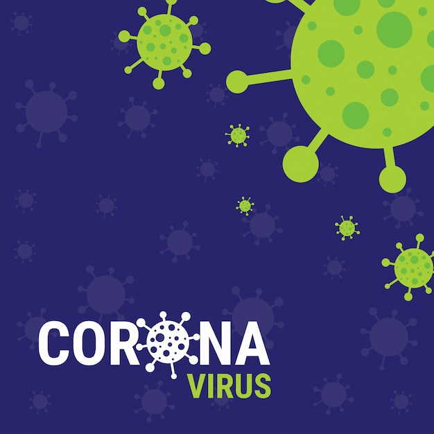 コロナウイルスのポスター