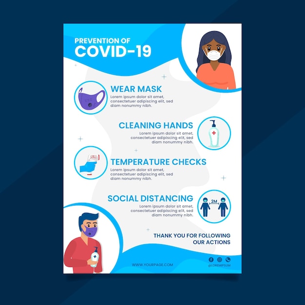 Coronavirus prevention poster