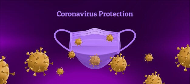 Vettore protezione dal coronavirus