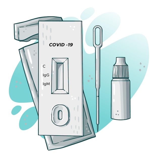 Coronavirus rapid test concept