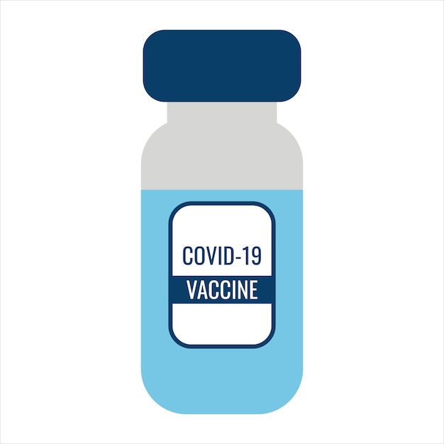 Coronavirus vaccin Vector pictogram