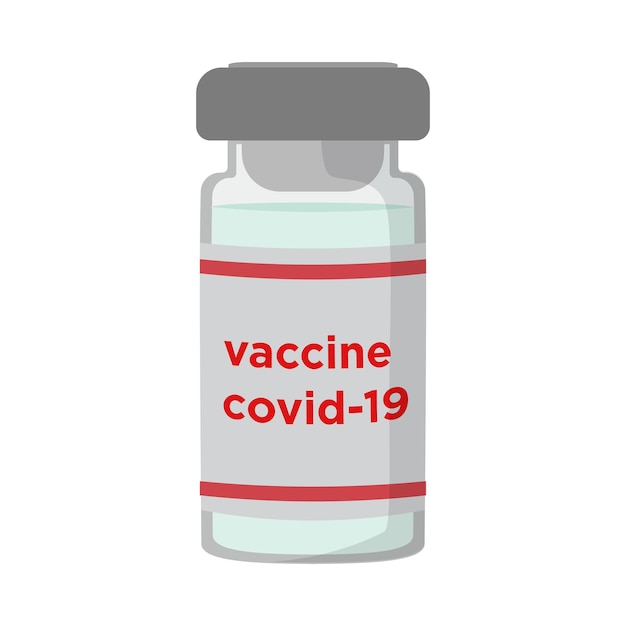 coronavirus vaccine bottle icon vector illustration of a vaccination from covid 19 vaccinate and inject