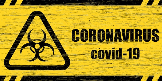 Coronavirus warning sign