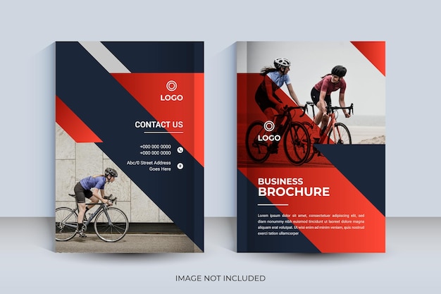 Corporate A4 Book Cover Design and annual report and magazine Template