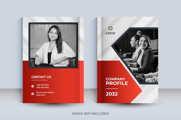 Corporate A4 Book Cover Design and annual report and magazine Template