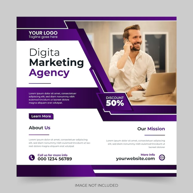 Corporate advertising Web Banner Ads Stories flyer poster vector