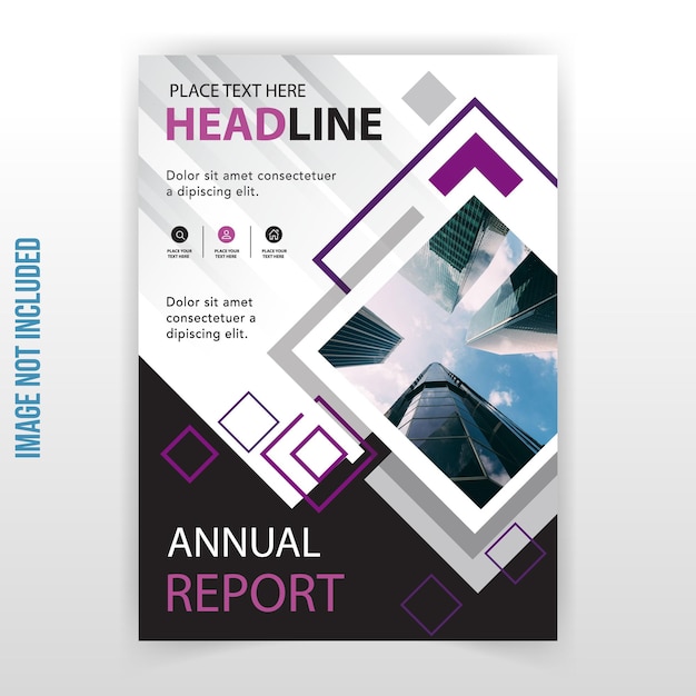 Corporate annual report cover design templates