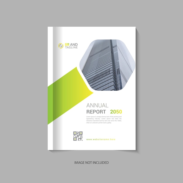 corporate annual report cover template design