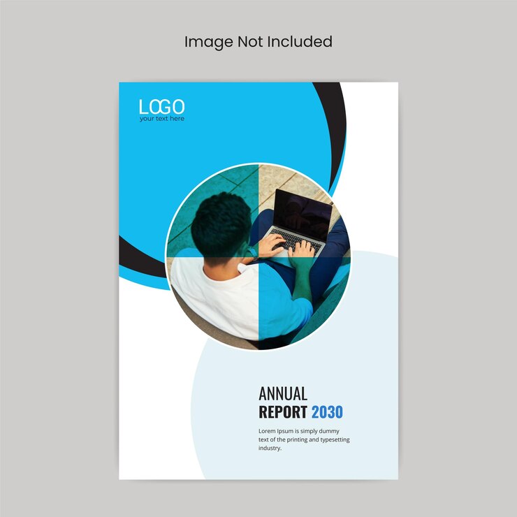 वेक्टर corporate annual report template
