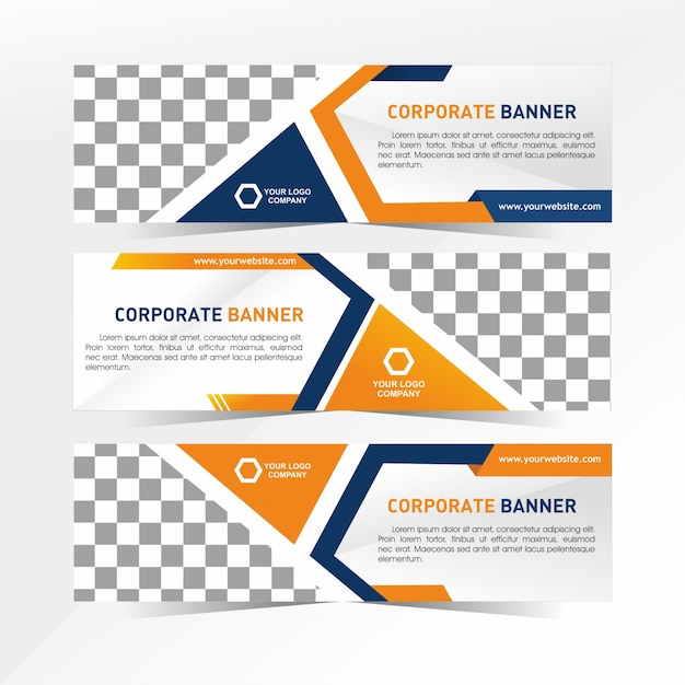 Corporate banner template