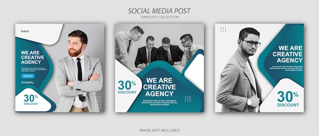 Corporate banner with modern design