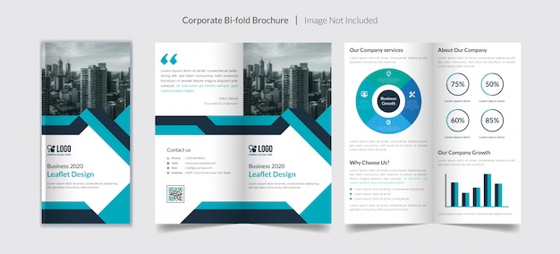 Corporate bi-fold brochure