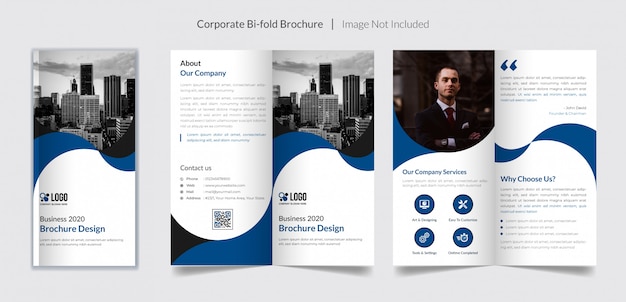 Corporate  bifold brochure template