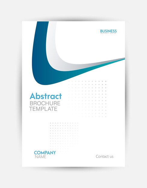 Corporate book cover design template in a4. brochure, annual report, magazine, business flyer.