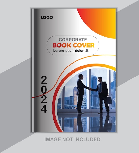 Vector corporate book cover design template in a4 can be adapt to brochure annual report magazine poste