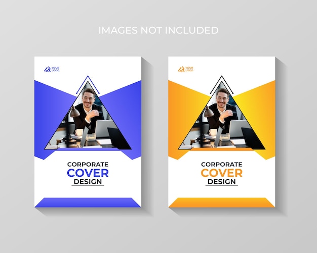 corporate book cover design template in a4 template design