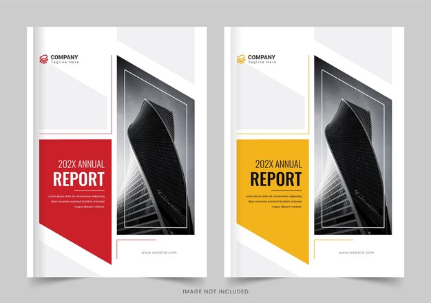 Corporate Book Cover Design Template Annual Report Cover Design for Brochure Annual Report