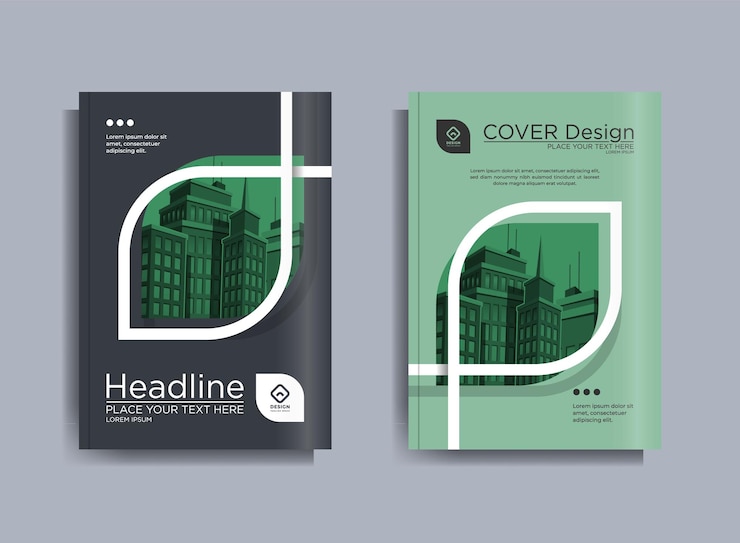 Vector corporate book cover design template in a4 kan worden aangepast aan brochure jaarverslag tijdschrift poster business presentation portfolio flyer banner website
