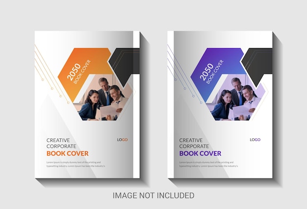 Corporate Book Cover Design Template Layout