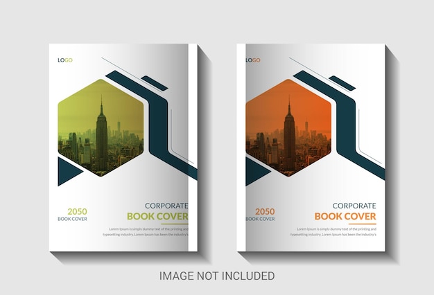 Corporate Book Cover Design Template Layout