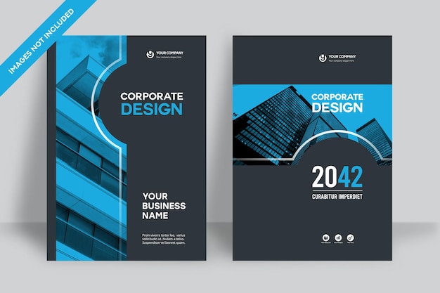 Corporate Book Cover Design Template 