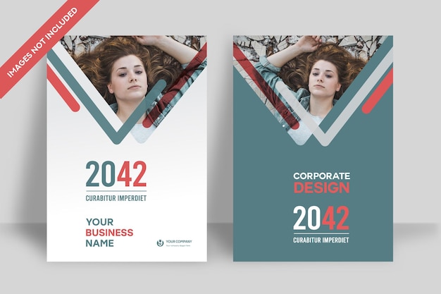 corporate book cover design template