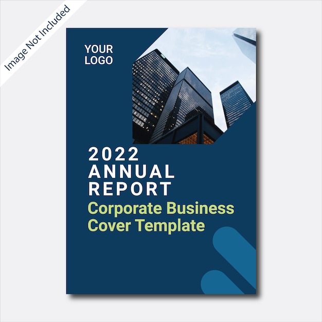 Vector corporate book cover design template