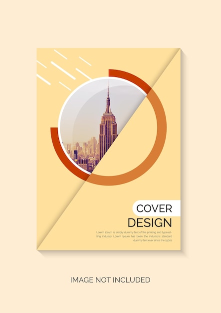 corporate book cover design template