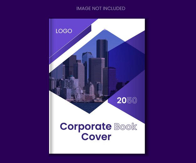 Вектор Дизайн обложки корпоративной книги