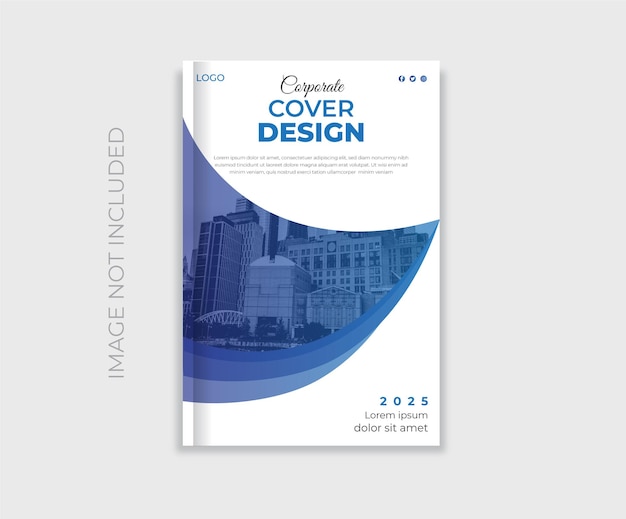 Corporate book cover template