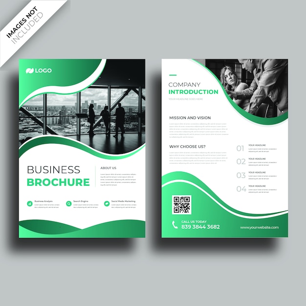 Corporate brochure cover design