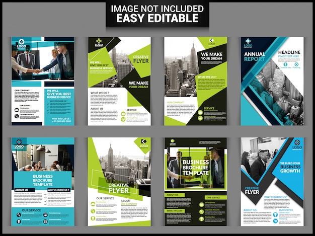 Vector corporate brochure template